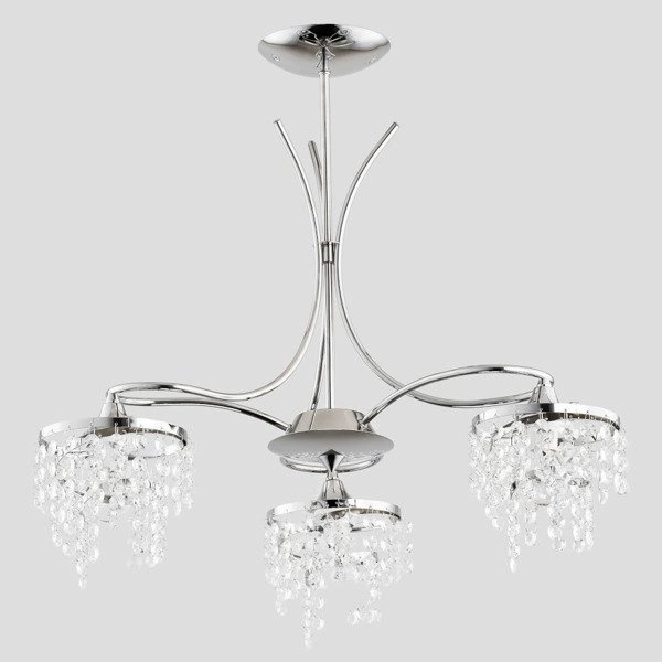 Żyrandol kryształowy KALIOPA chrom