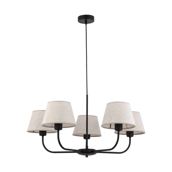 Stylowa lampa wisząca CHICAGO E27 60W szer. 70cm | beżowy 3989