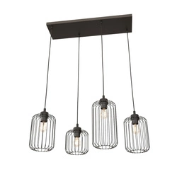 Lampa wisząca Emibig VANDER 4 BL 1365/4