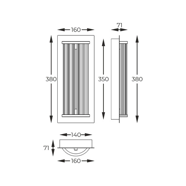 MB3114-1-3GT CALLY KINKIET ZŁOTY/GOLD