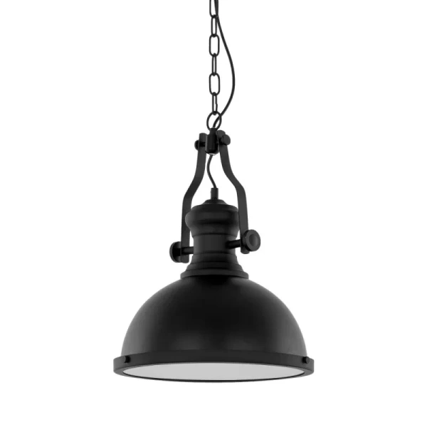 Lampa Retro Maeva śr. 32cm E27 | czarny