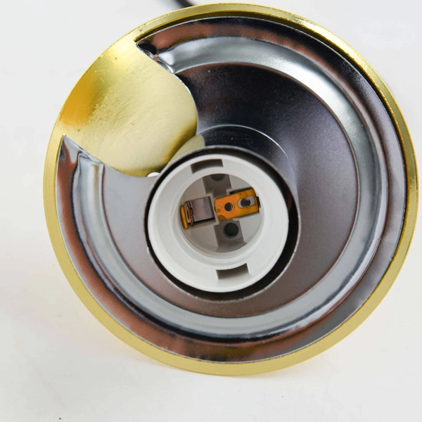 Lampa wisząca szklana kula złota PALLA śr. 30cm