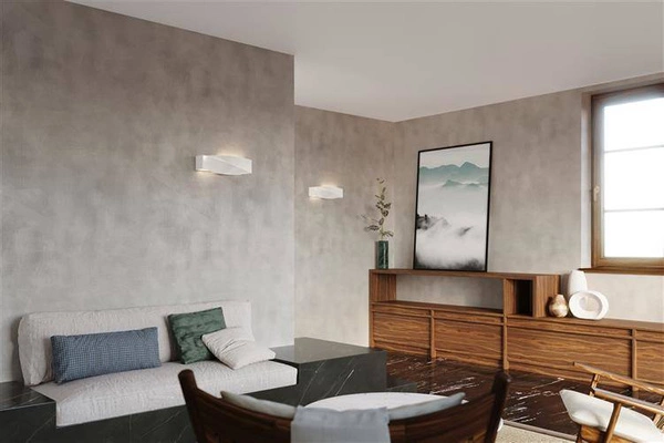 Kinkiet lakierowany SIGMA biały połysk