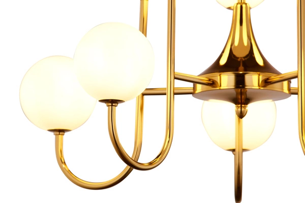 Nowoczesny Żyrandol SELEN wys. 72cm 10xG9 14W IP20 | Złoty