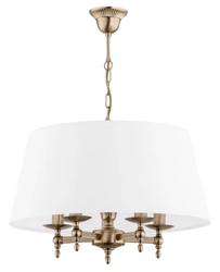 Żyrandol ALFA ROKSANA ZŁOTA 5x E14 64cm | 16075