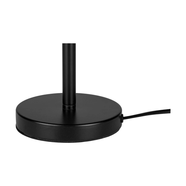 Lampa stołowa Ora 1xE27 maks. 40W Czarny metal/czarny kabel PCV/złoty klosz z tkaniny 96204111