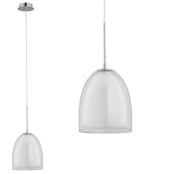 Lampa wisząca ALFA RONDA BIAŁA 1xE27 18cm | 9122