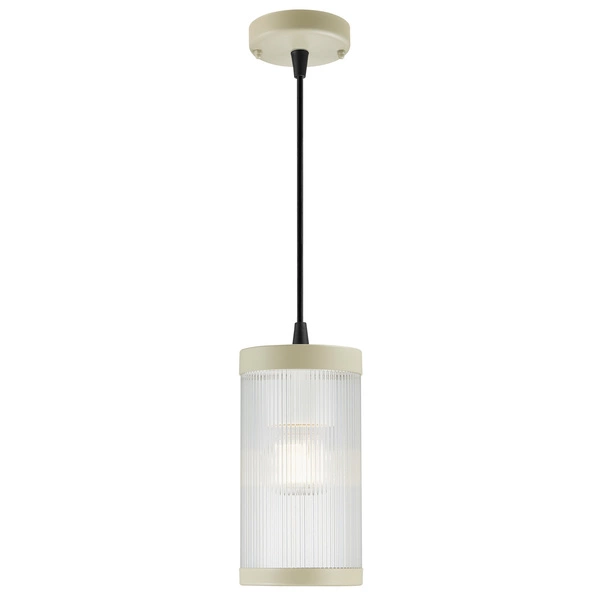 Lampa wisząca COUPAR E27 25W Plastik | Szlifowany