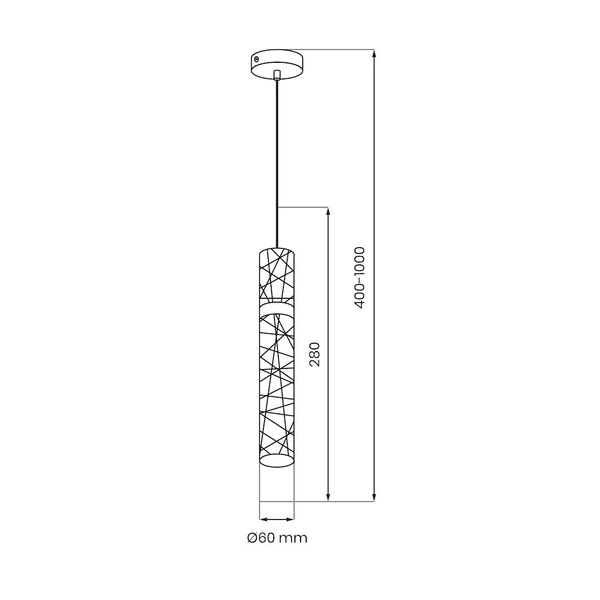 Lampa wisząca LAGOS 8W LED