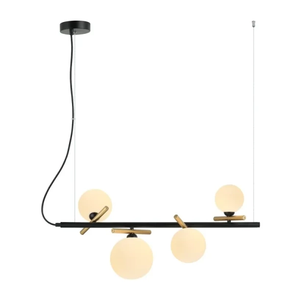 Lampa wisząca Italux Reverso PND-5622-4-BK-W