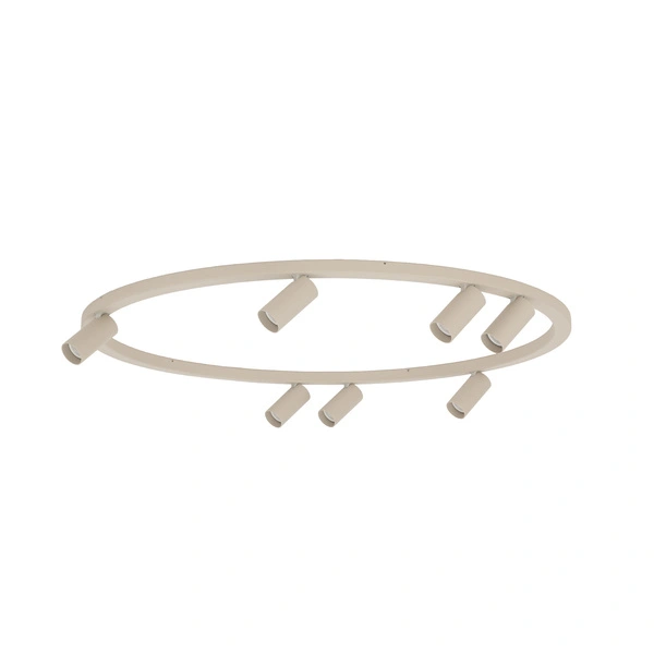 Lampa sufitowa FOURTY ROUND 11948 miniGU10 szer. 80cm | beżowy