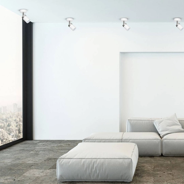 Kinkiet nowoczesny reflektorek tuba JOKER biały