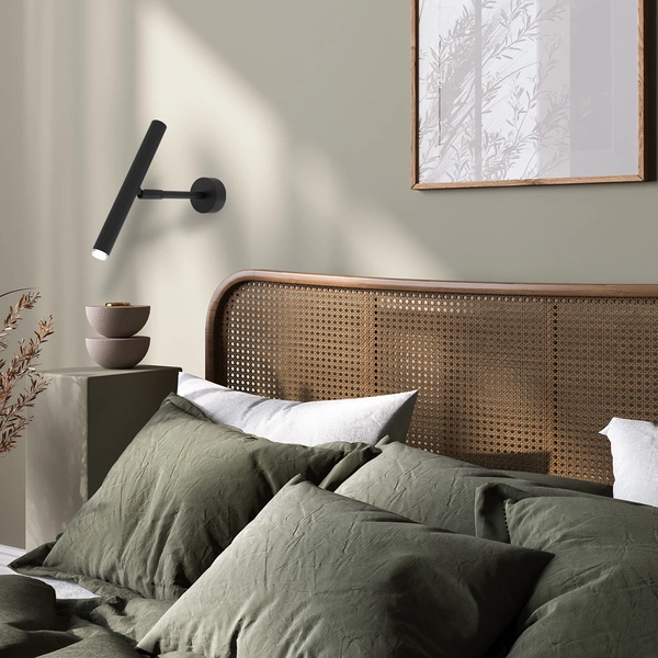 Kinkiet MONZA, MLP8837, czarny, 1x8W G9