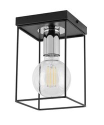 Lampa Sigma VOX 1 Plafon czarny/srebrny 40698