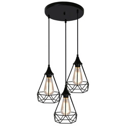 Lampa wisząca GRAF 33-62918 czarna 3x60W E27