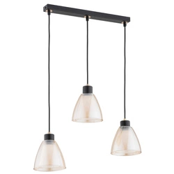 Lampa wisząca ALFA ANION CZARNA 3xE27 50cm | 62266