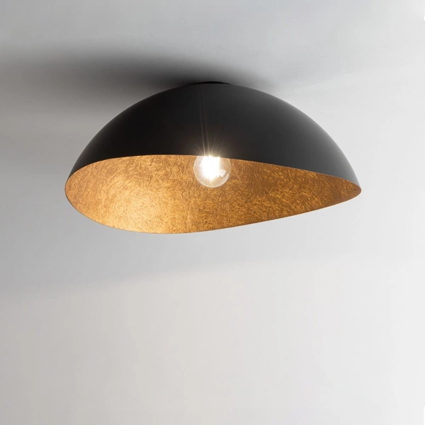 Lampa Sigma Solaris S plafon czarny/miedziany 40604