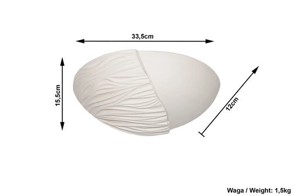 Kinkiet Ceramiczny SONIA