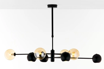 Nowoczesny Żyrandol MOKA wys. 47-69cm 4xG9 4xGU10
14W IP20 | Czarny