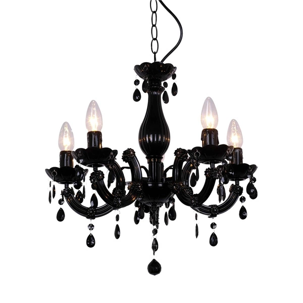 LAMPA WISZĄCA MAGNOLIA CZARNA