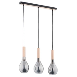 Lampa wisząca ALFA KATRIN DREWNIANA 3xE14 62cm | 62322