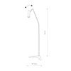 Lampa stojąca EYE SUPER WHITE 6493