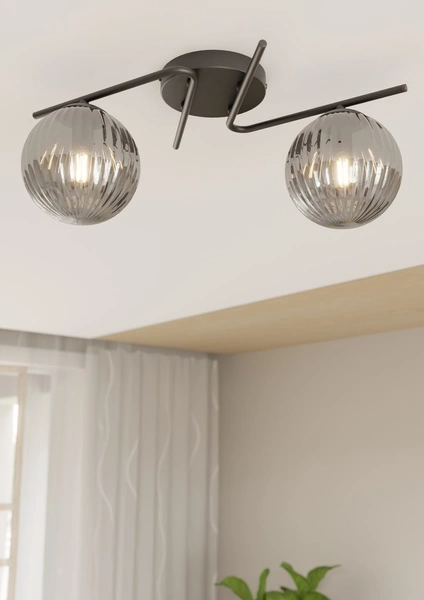 Lampa sufitowa Emibig VESPA 2 BL GRAFIT 1396/2