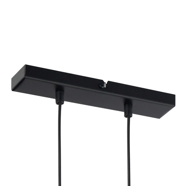 Nowoczesna lampa wisząca EDEN 5x E27 60W szer. 76cm | czarny złoty