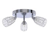 Lampa sufitowa SHIBA, 98-13408, chrom/transparentny, 3x15W G9
