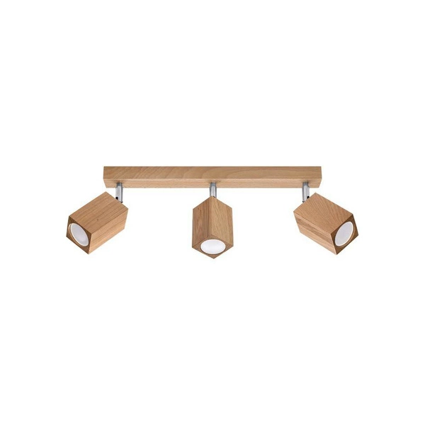 Nowoczesny Plafon  KEKE 3 dąb SL.1037-0