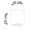 Plafon Sollux ORBIS Lampa sufitowa z drewno  kolor drewno naturalne 1xGU10 LED 6W, 3000K, SL.0492