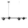 Aldex Lampa wisząca BOT 4,1047L, czarna, 4x35W GU10