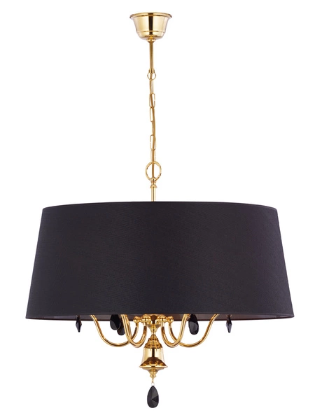 Klasyczny Żyrandol EGIDA wys. 80cm 6xE27 15W IP20 | Złoty