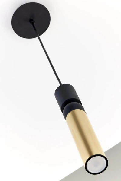 Nowoczesna Lampa wisząca ALAS wys. 120cm 1xG10 14W IP20 | Złoty