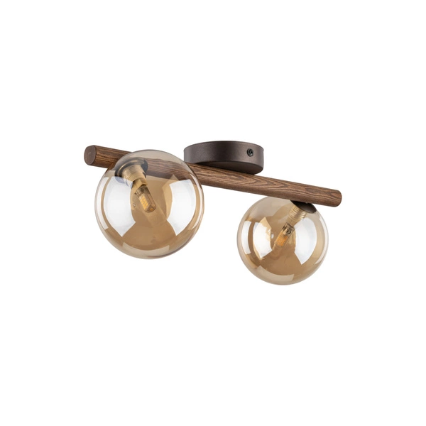 ESTERA WOOD ORZECH BURSZTYN KINKIET 2XG9