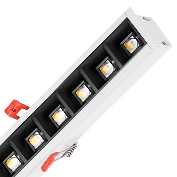 Oprawa LED podtynkowa ALLDAY INSPIRE IN 930 3000K 30W 50° 112cm | czarno-biały