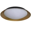 Plafon LED 31W Okrągły Czarno Złoty 3 Barwy Świecenia CCT Abruzzo Costa 50cm
