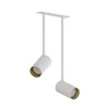 Lampa podtynkowa reflektor MONO SURFACE LONG II dł. 31cm 2xGU10 | biały/złoty 7678