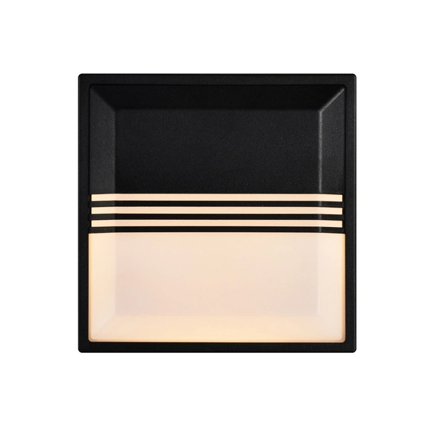 Kinkiet OLIVER LED 2700K Biała ciepła Plastik | Czarny