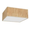 Lampa sufitowa CORK, MLP7518, biały/korkowy, 3x40W E27