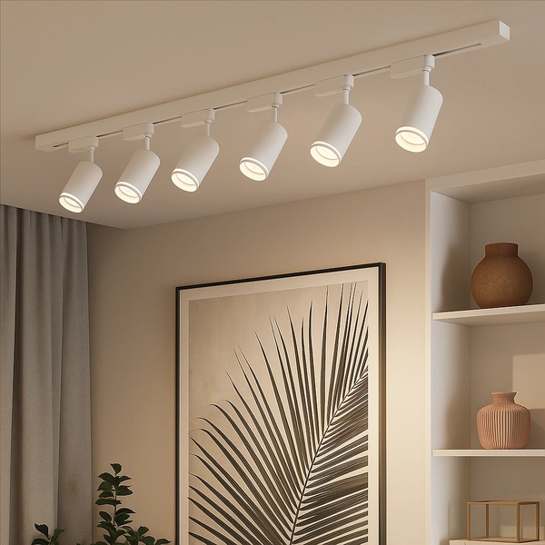 Zestaw Oprawa Pipe Ring Track Biały 6xGU10 2m