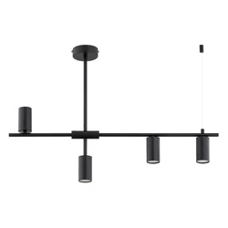 Lampa sufitowa ALFA SAUR CZARNA 4xGU10 81cm | 63321