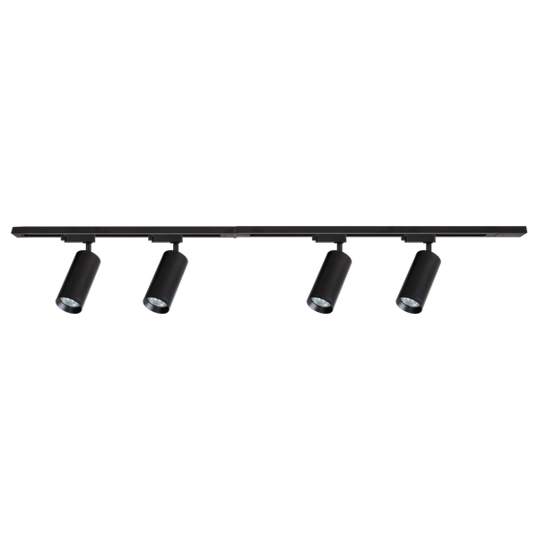 Zestaw Mica Track Czarny 4xGU10 1,5m
