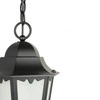 Lampa zewnętrzna aluminiowa wisząca Retro Classic II K 1018/1/D H | czarny