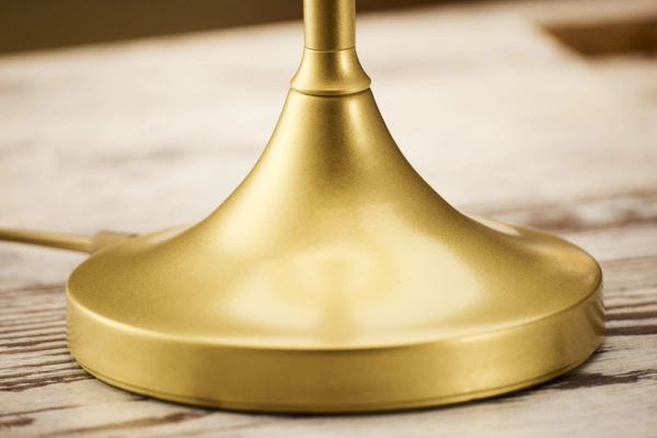 Klasyczna Lampa biurkowa KASZMIR wys. 54cm 1xE27 15W IP20 | złoty połysk