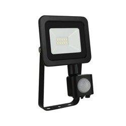 NOCTIS LUX 2 SMD 230V 10W IP44 WW BLACK WITH SENSOR