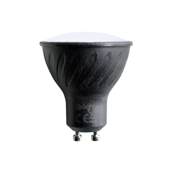CZARNA ŻARÓWKA GU10 LED, EKZA251, 6W, BARWA: CIEPŁA