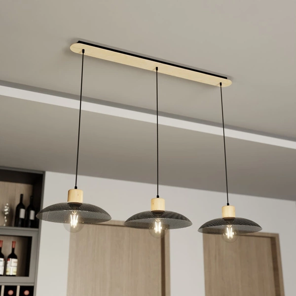 Lampa wisząca Emibig KOBE 3 Czarny 1318/3