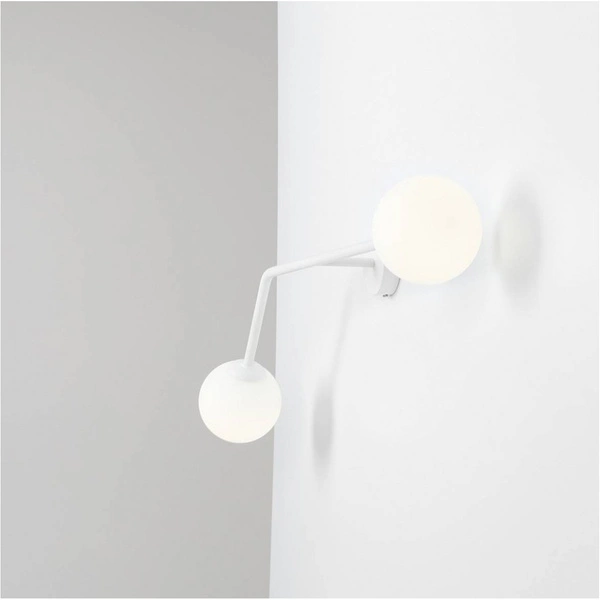 Aldex Kinkiet PURE POZIOMY 1064D, biały, 2x40W E14