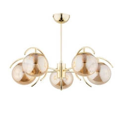 Lampa sufitowa ALFA EL-DORADO ZŁOTA 5xE14 64cm | 63166